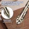 4-12mm Four-Flute Sawtooth Drill Bit Sawtooth Drilling Tools For Glass/Tile/Concrete/Metal Drill Bit Set Tools