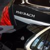 Coprimozzo Ruota Auto Emblema Volante Guscio Adesivo Emblema Cromato Per Cofano Maybach Supporto a Piedi Logo S500 S600 V12 Parafango Laterale Emblema Baule