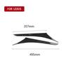 Carbon Fiber Car Rear Exhaust Vent Decorative Panel Car Sticker 3D for Lexus IS250 300H Auto Interior Car Styling Accessories