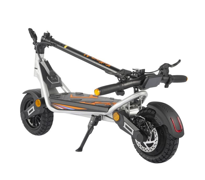 Patinete Elétrico KuKirin A1 - Alta Velocidade 45km/h, Longa Autonomia 45km, Motor 800W, Freios a Disco Duplos e Impermeável IPX4 - Prata(NÃO ABE),2026