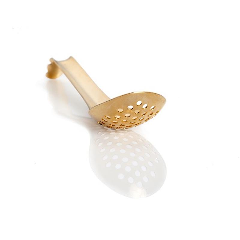 Spain MOChef 14K Gold-Plated Caviar Sieve for Molecular Gastronomy Cooking
