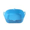 Silicone air fryer special tray food safety reusable square barbecue mat baking tray oven baking mold plate suitable for kitchen