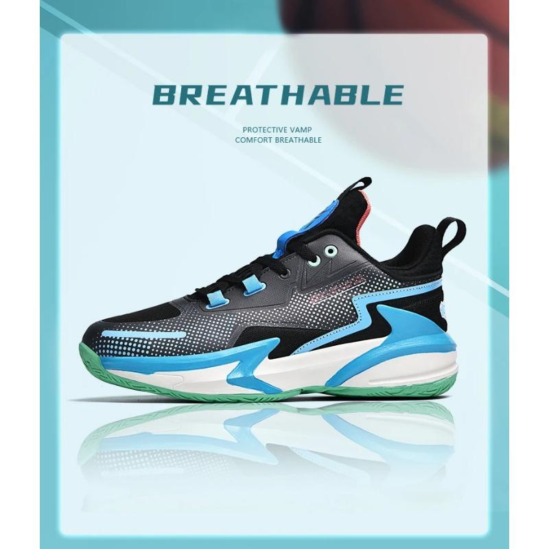 Men's Shoes Spring 2025 New Trend Sports Basketball Shoes Casual All-in-one Breathable Deodorant Thick Soled Men's Running Shoes