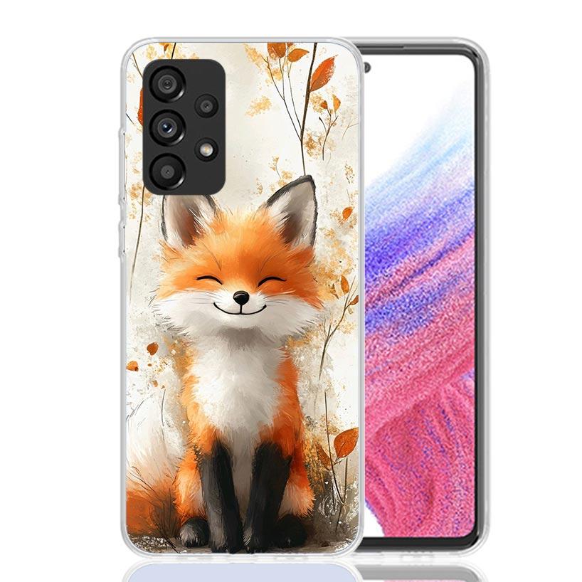 Animal Fox Phone Case for Samsung Galaxy A17 A16 A15 A14 A13 A57 A56 A55 A54 A53 A37 A36 A35 A34 A33 A26 A25 A24 A23 Galaxy A16