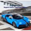 Bugatti Chiron Legierungs-Automodell im Maßstab 1:18 mit Lichtern und Geräuschen - Ideales Geschenk für Autoliebhaber & Kinder - Authentische Nachbildung