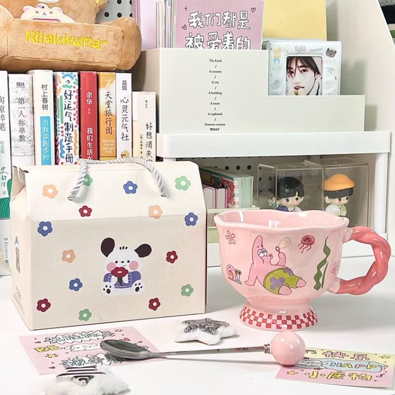 Søt Svampebob Firkant Patrick Stjerne beger keramisk krus av høy verdi for jenters bursdagsgave