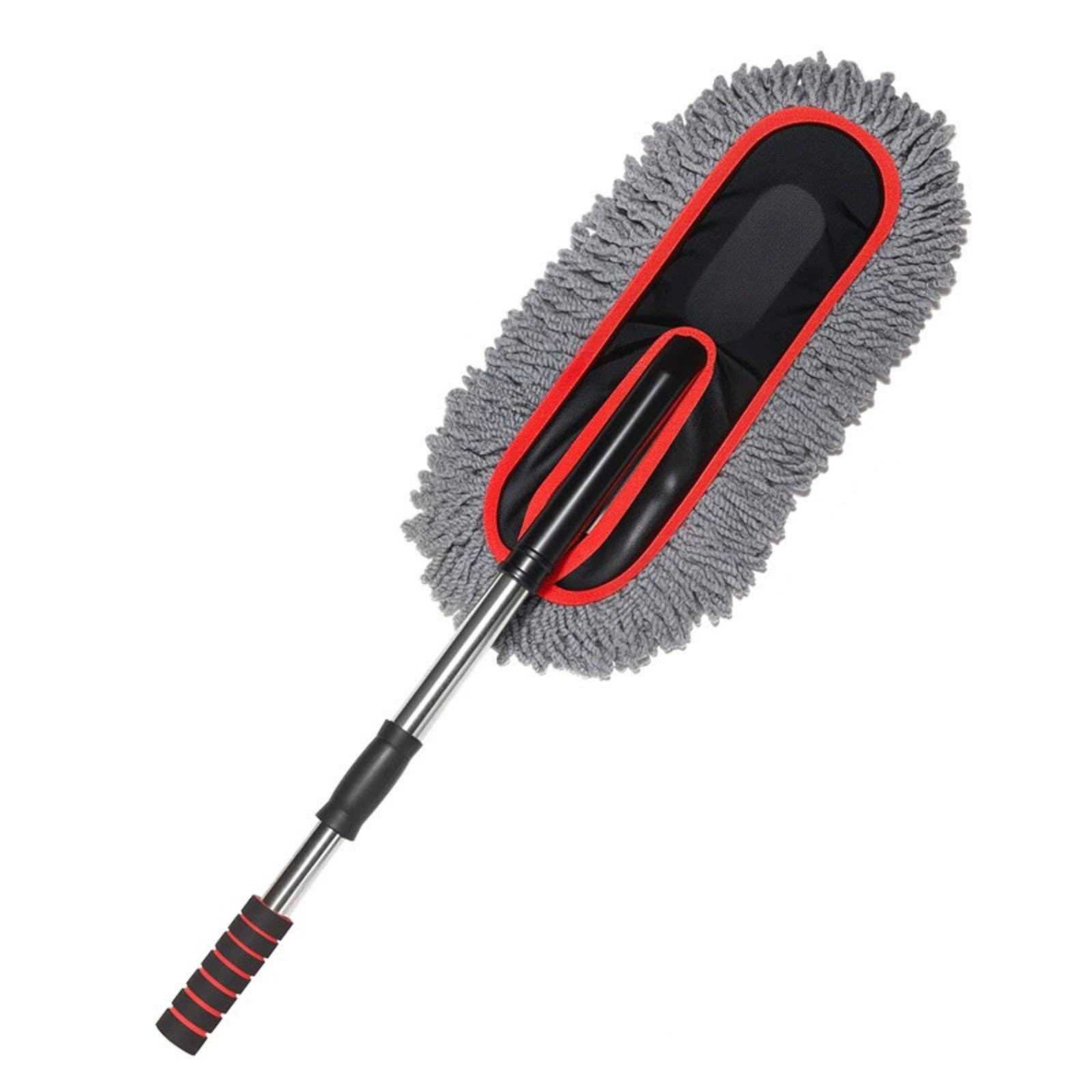 

YeewayVeh Car er Exterior Scratch Free Microfiber Car Cleaning Brush, Extendable Handle and Brush for Truck, SUV, Vehicles and Home Cleaning, L One Size