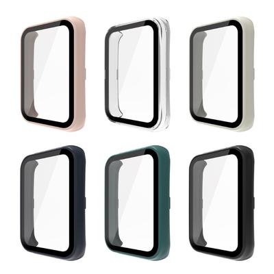 PC Protective Cover For Band 2 Waterproof Screen Protector Shell Frame Smartwatch One-piece Housing Glass Film Accessory