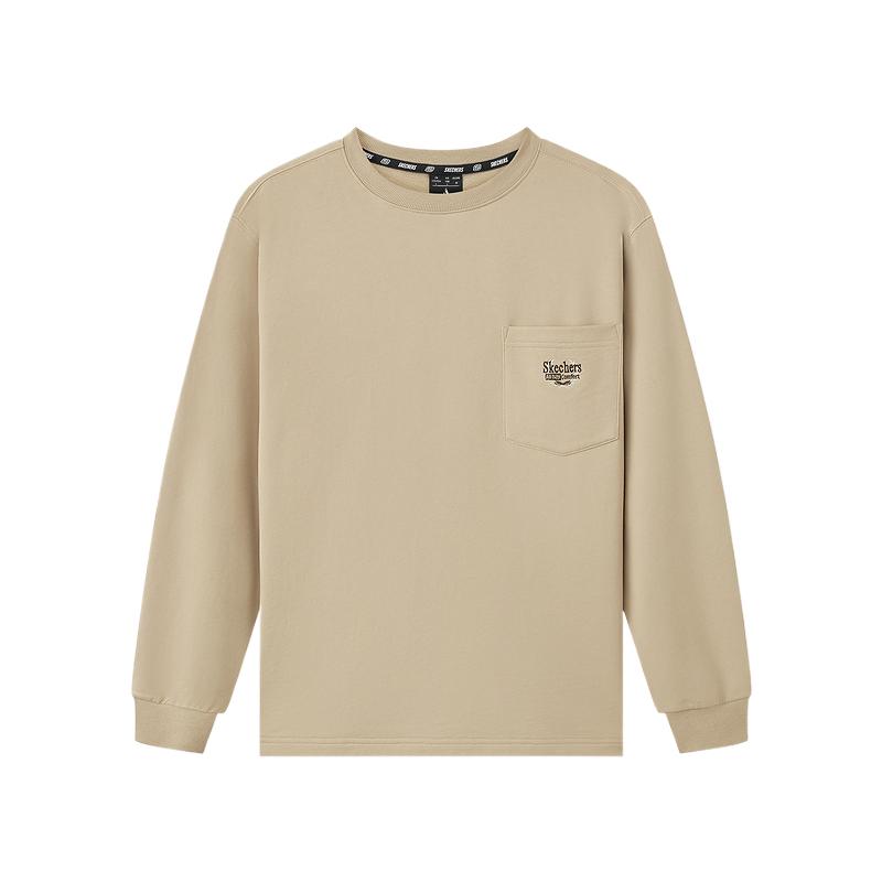 Skechers Sports Alliance Series Soft Comfortable Versatile Letter Sweatshirt Unisex sweatshirt L325U033-028R S