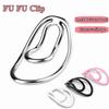 Panty castidad con el clip Fufu para Sissy macho imita el coño femenino Dispositivo de Castidad ligero plástico Trainingsclip jaula para pene Sextoy