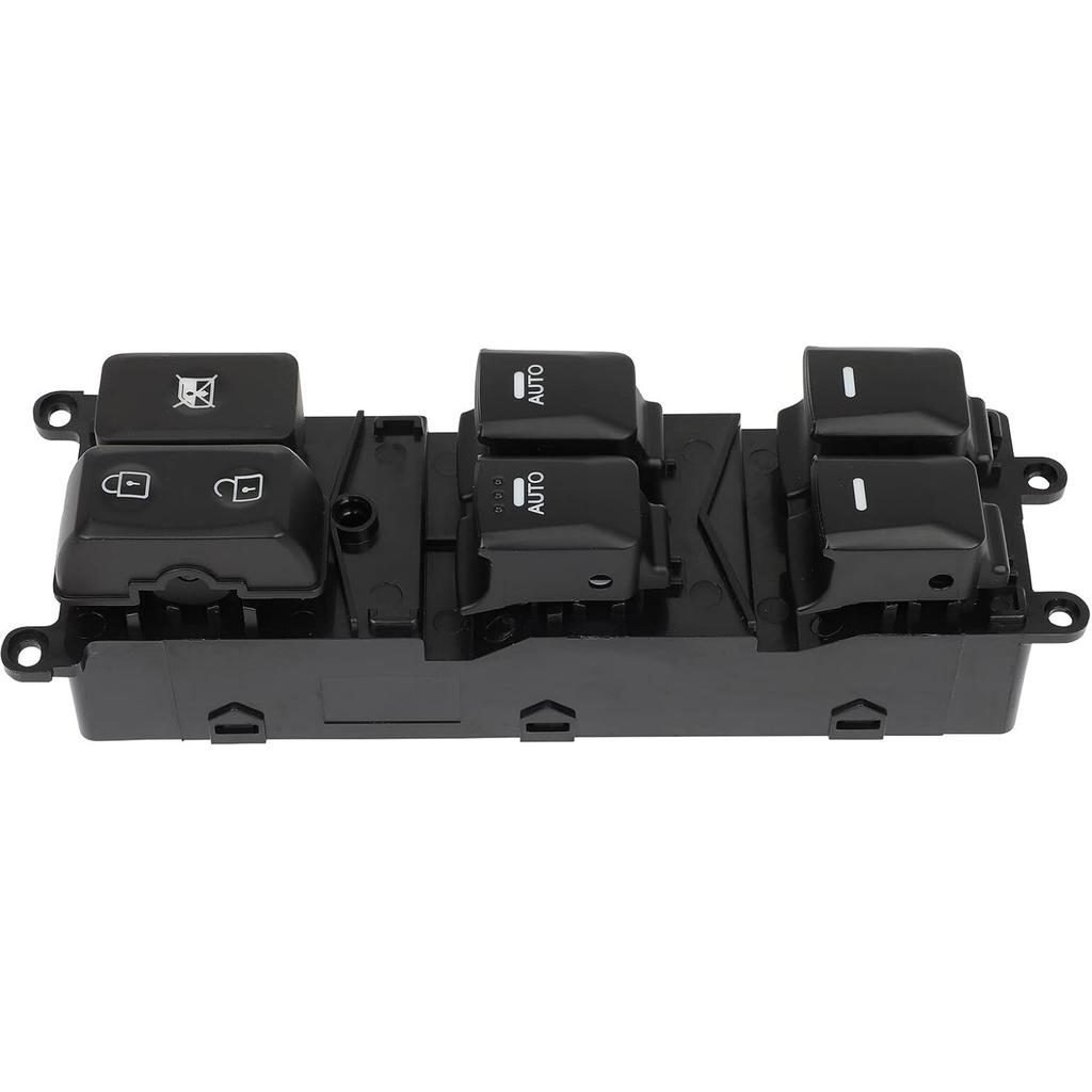 Cciyu Power Window Switch Front Left Driver Side Compatible for Kia Forte Forte5 2014-2018 Replaces 93571A7200 93571-A7200