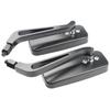 Verstellbarer Seitenspiegel Blendschutz Motorrad Rückspiegel Passt auf jedes Motorrad, Streetbikes, Chopper, Cruiser, Bobber usw.