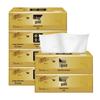 Qingfeng Original Holz Gold 3-lagige Gesichts-Tücher