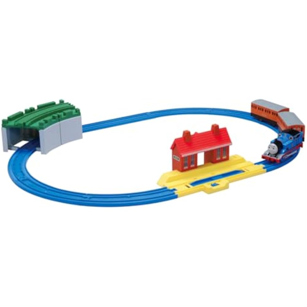 Takara Tomy “Plarail Thomas the Tank Engine Basic Set” Train Train Toy 3 Year Old and Over Toy Sa...