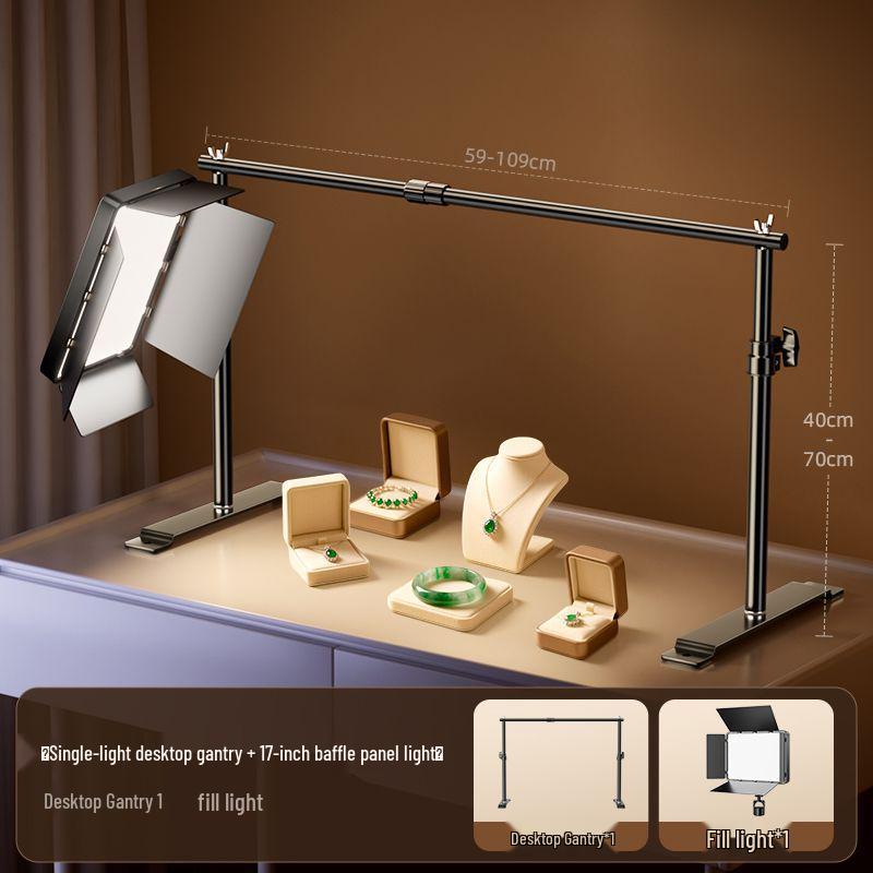 Broadcast Fill Light: LED Desktop Top Light for Live Room Photography and Professional Lighting