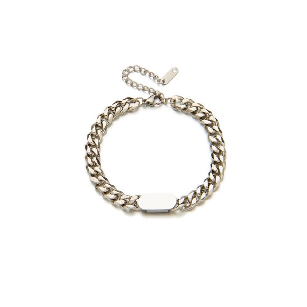 New Gold Silver Geometric Chain Exquisite Heavy Industry Hip Hop Necklace Adjustable Thick Chain Fashion Jewelry