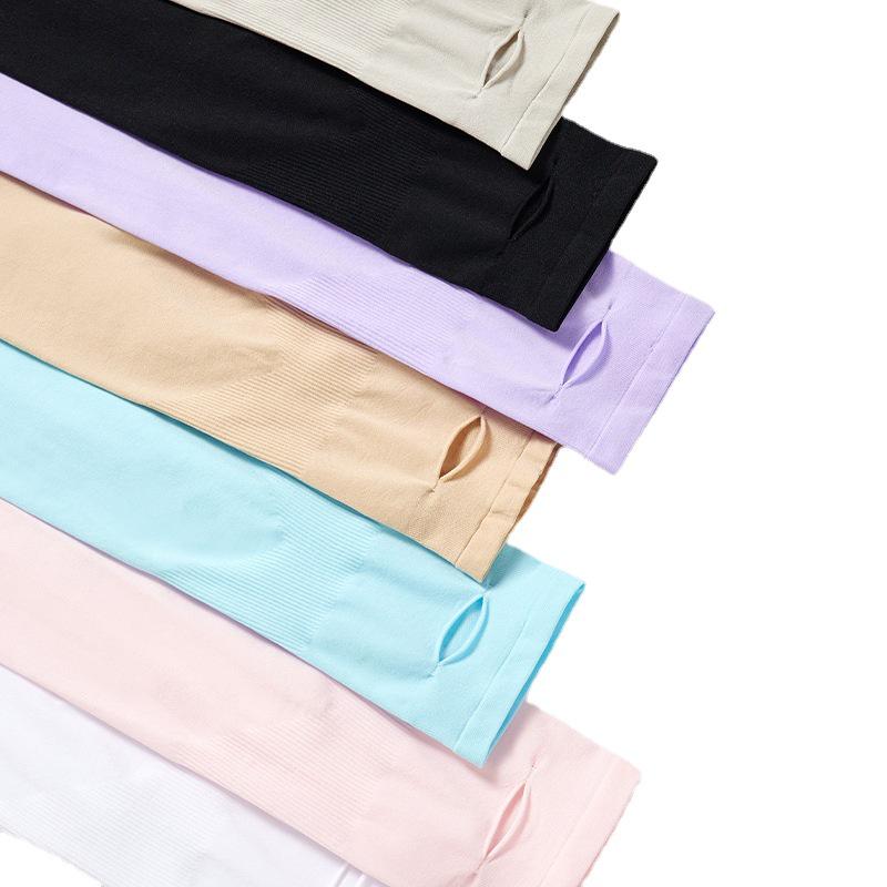 Rękawy z ochroną UV Ice Silk: Chłodzące opaski na ramiona na lato, do jazdy samochodem, jazdy na rowerze i aktywności na świeżym powietrzu