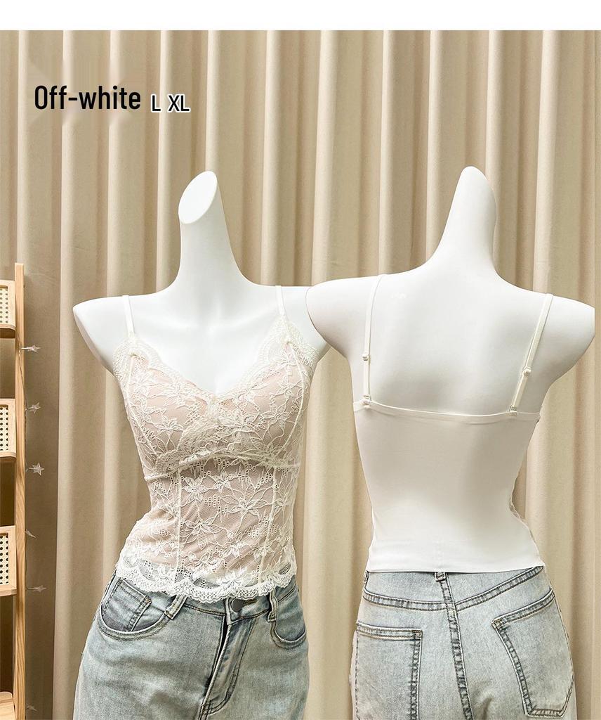 6099 Women's Lace Camisole Bra with Side Support - Spring/Summer Collection