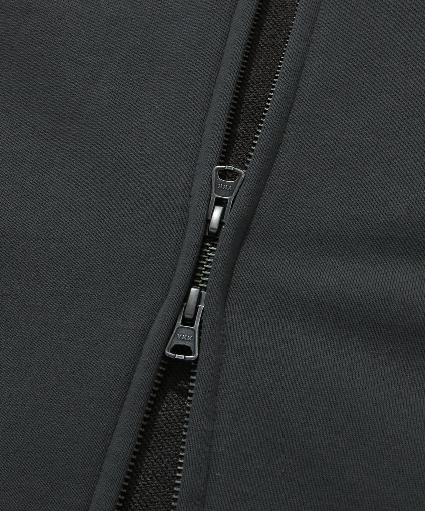 Covernat C Logo Zip-Up Hoodie Charcoal