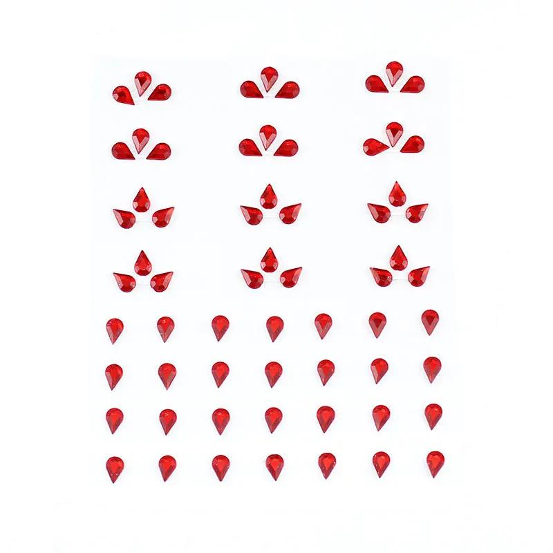 Diamond Crystal Tatoveringsklistremerke Glitter Eyeliner Øyenbrynsminke Ansiktsøyne Diamanttatoveringer Rock Rhinestone 3D Eyeliner-klistremerker