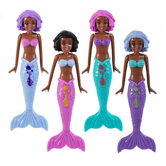 Mermaid Dive Toys Set for Kids Water Activated Diving Pool Toys Water Play Toys Gift for Divers And Water Lovers