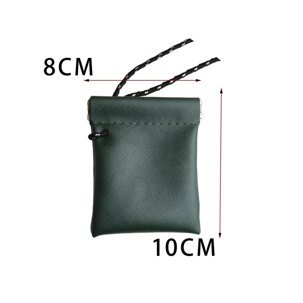 Hanging Neck Pouch Earbuds Bag with Neck Lanyard Mini Container Travel Neck