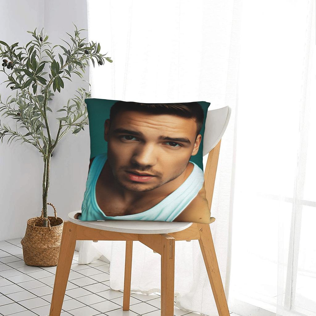 L-Liam Payne Singer Pillow Cover  Soft Cushion Cover Fashion Pillow Case For Sofa Home Decoration