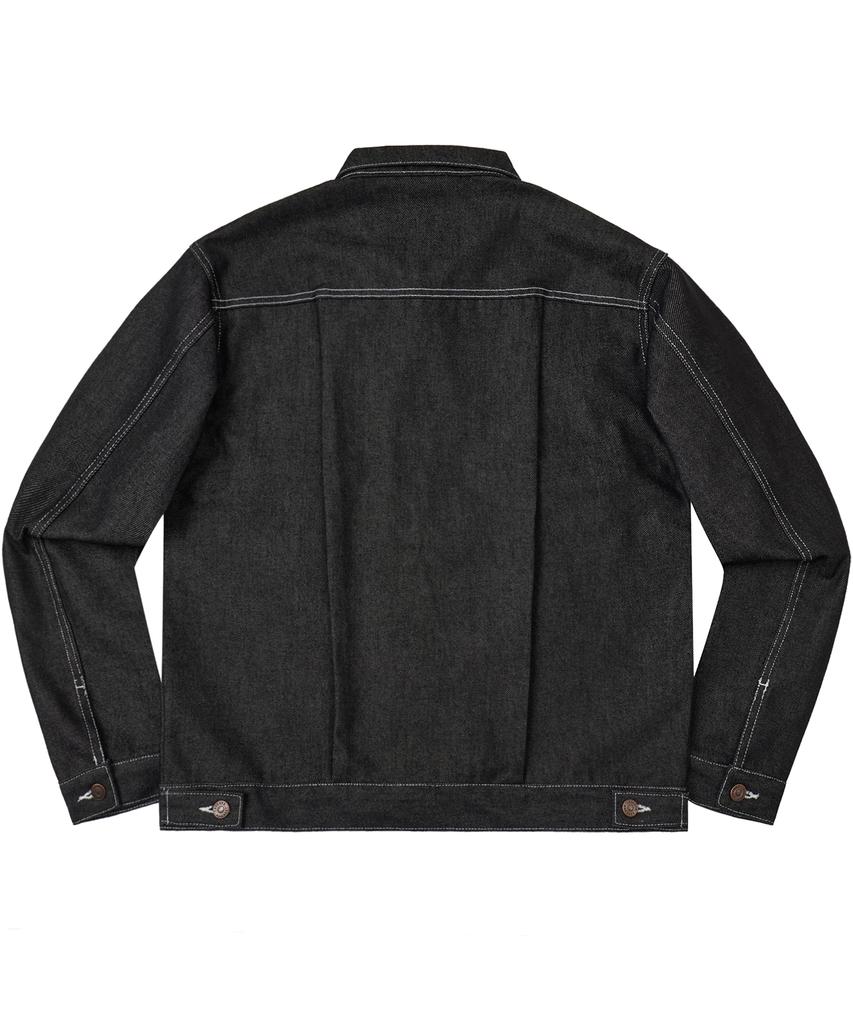 Laugher [Non-Faded] Cowboy Denim Jacket - Black