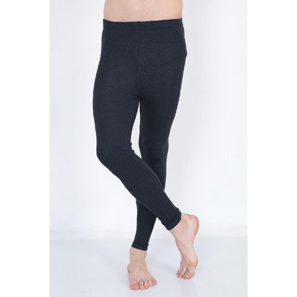 Erhabene Thermounterwäsche | Unisex Thermostrumpfhose aus Baumwolle Schwarz