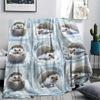 Animal Pattern Frame Print Flannel Blanket High quality Comfortable for All Seasons Home Decor Warmth and Comfort Perfect for Christmas Gifts