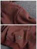 500g Heavyweight Half-Zip Men's Hooded Sweatshirt - Vintage Japanese-Style Trendy Youth Top