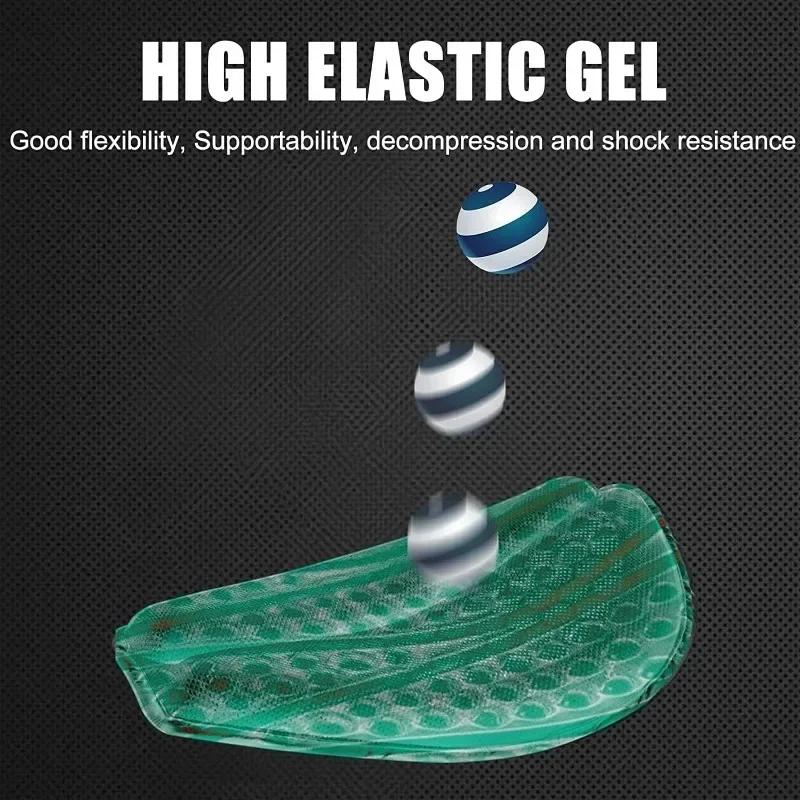 Breathable Anti-Slip Motorcycle Seat Cushion - 3D Honeycomb Gel Pad for Shock Absorption & Long-Distance Comfort