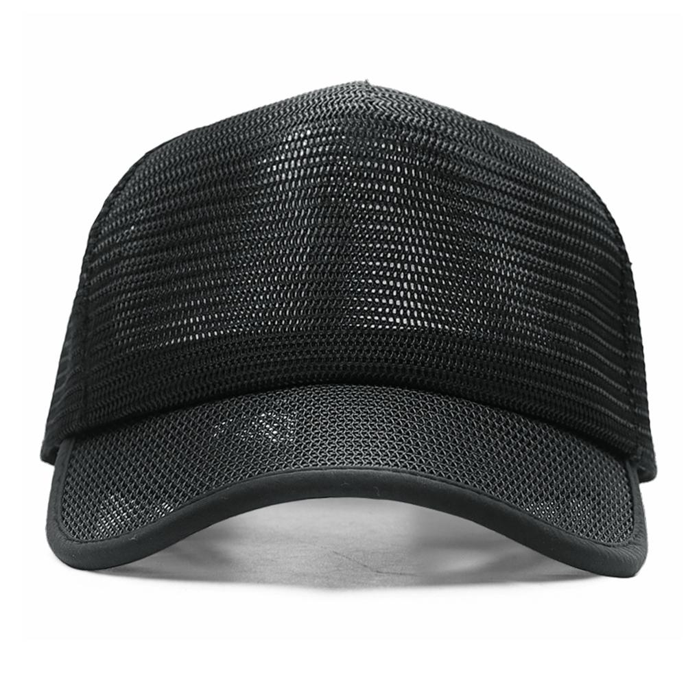 Lady Summer 100% Mesh Sun Cap Male Cool Trucker Hat Big Head Men Oversize Baseball Caps 56-60cm 60-65cm