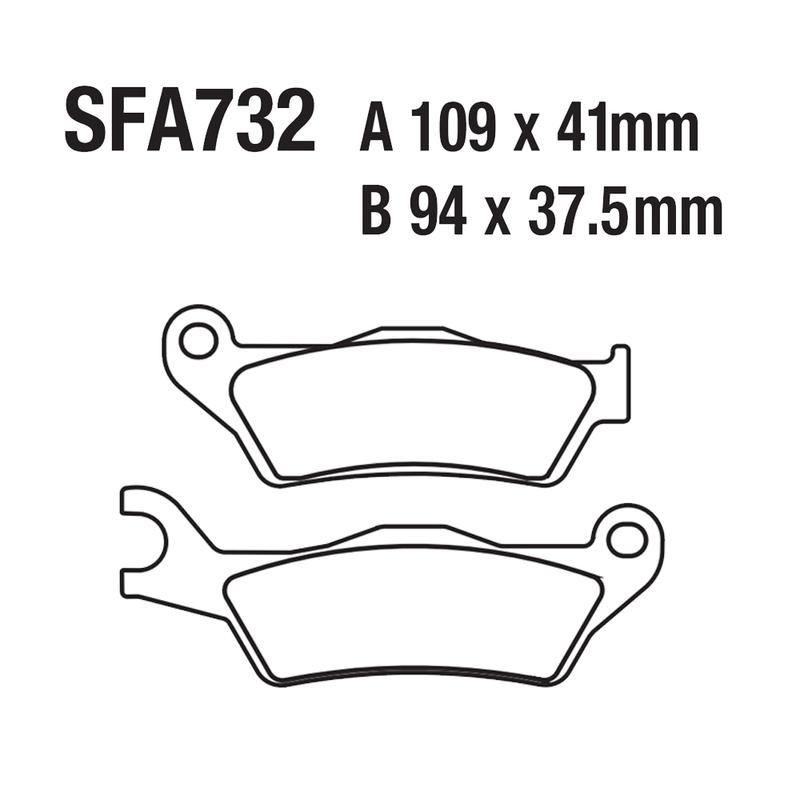 USER-X Universal Motorcycle Disc Brake Pad Brakes Disc Brake Pads block Shoes for FA732 PIAGGIO Typhoon 50