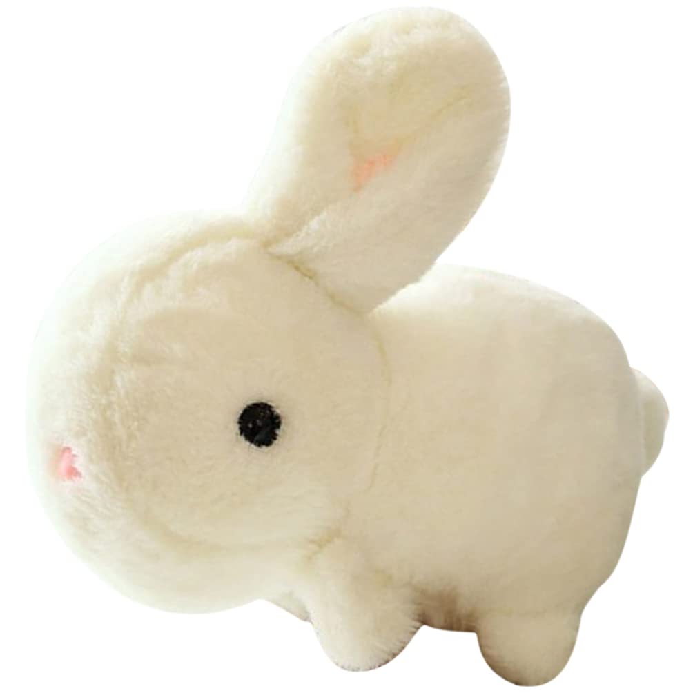 

LIFKOME Fluffy Plush Rabbit Pillow, Stuffed Animal, Perfect for Birthdays, Celebrations, and Christmas, 20cm, White