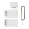 3 v 1 NanoSIM karta na Micro SIM kartu na Standardní SIM kartu Adaptér Konvertor
