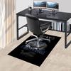 1pc ALWAYS KEEP FIGHTING Home Office, Durable Polyester Floor Mat with Easy, Office Decor, Urban Style, Nonslip Backing, Highquality Fabric