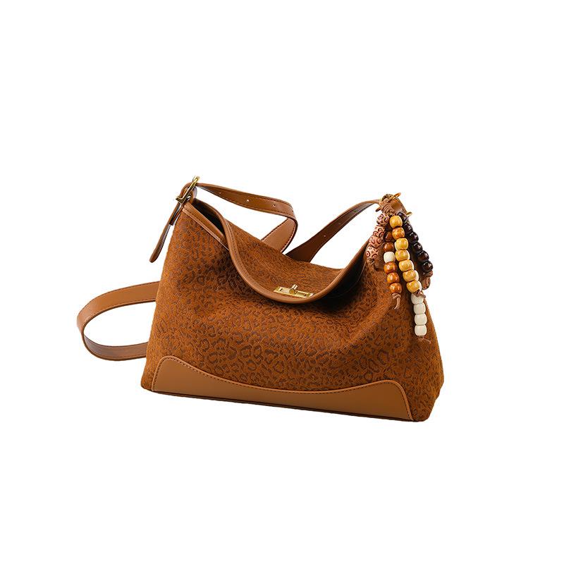 

2025 Autumn Versatile Single-Shoulder Crossbody Dumpling Tote Bag – Women s Large Capacity, Comfortable, Lazy Style. коричневый