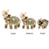 Elephant Figurine Feng Shui Elephant Statue  Feng Shui Green Elephant Statue Sculpture Wealth Figurine Gift Home Decoration