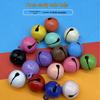 14mm Candy Color Painted Bell Keychain Accessories for DIY Christmas Decorations and Pet Jewelry