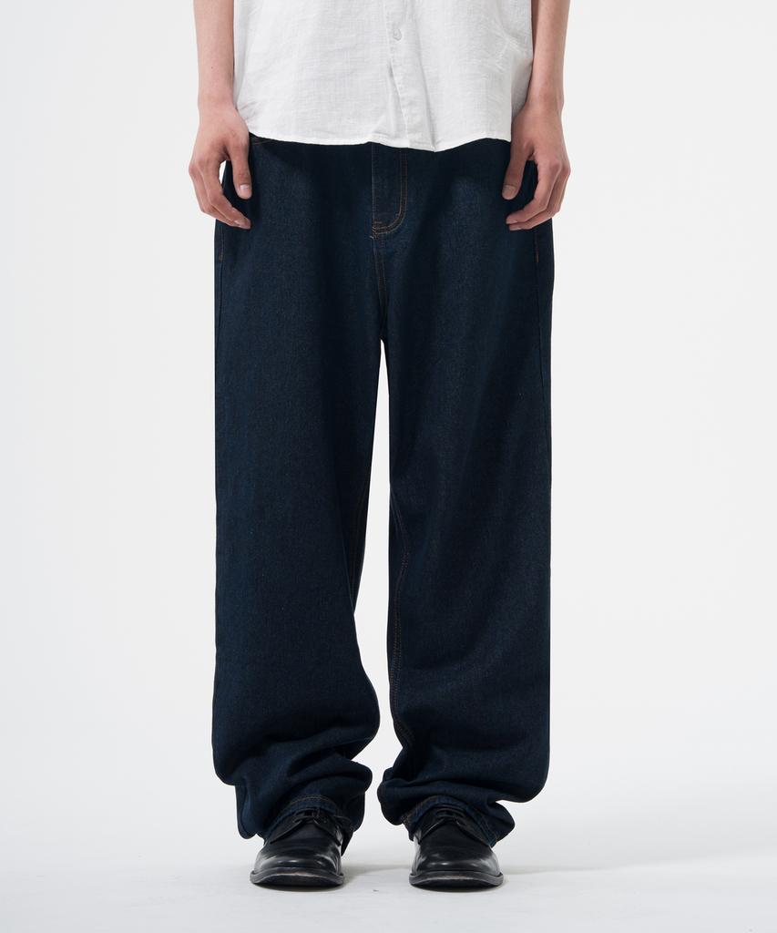 Descheuis Everyday Bio-Washed Relaxed Denim Pants Indigo