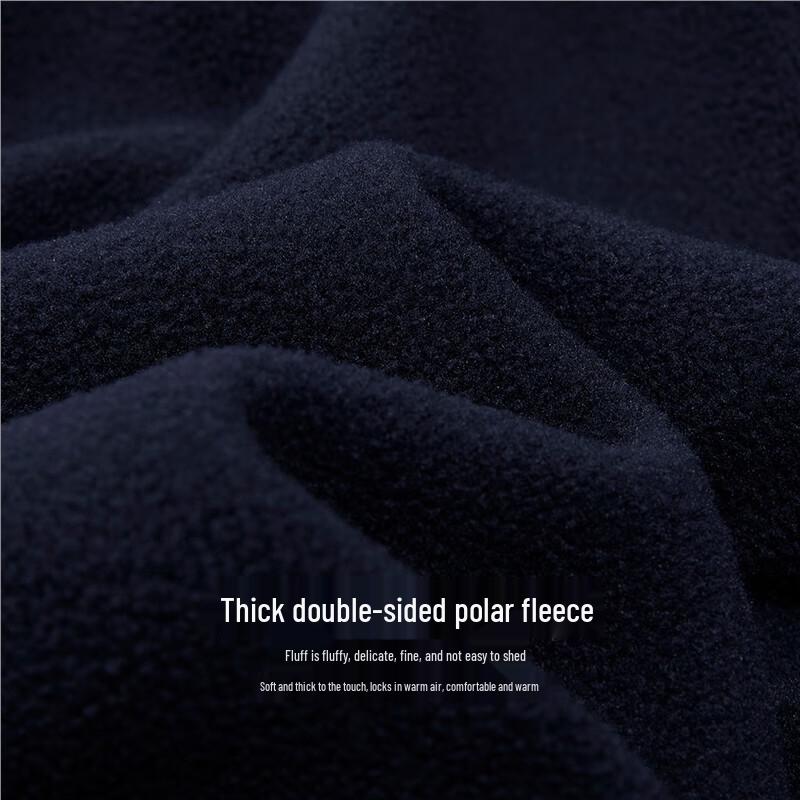 Giordano Men's Loose-Fit Hooded Fleece Jacket