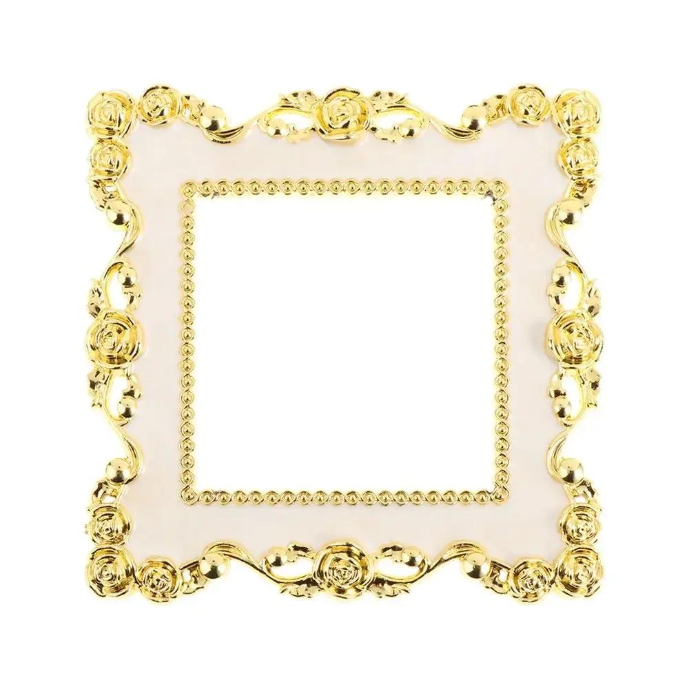 2 Size Colorful Light Switch Rose Lace Resin Single and Double Surround Socket Plate Wall Sticker Cover Frame Decor