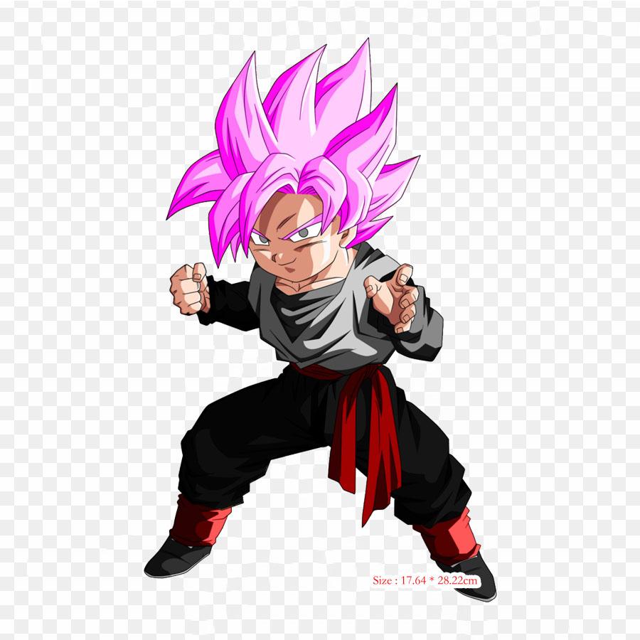 Lapper for klespose Iron On Thermal Stickers Dragon Ball Goten Goten Gohan Mønster Vaskbar Varmeoverføring