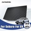 Car Trunk Mats For Subaru XV      2018 Rear Covers Cargo Liner Carpets Auto Interior Accessories Vehicles
