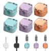 Desktop Magnetic Cable Clip Cable Smooth Adjustable Cord Holder Under Desk Cable Management Wire Keeper Cable Organizer Holder