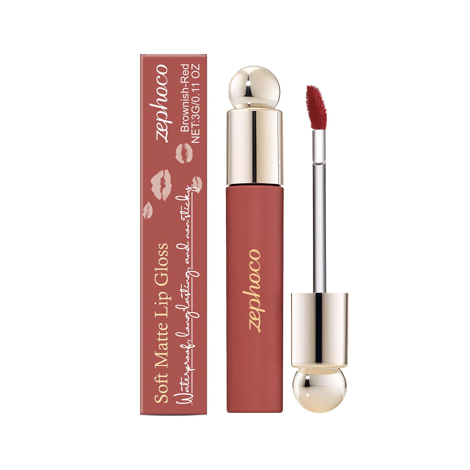 

Zephoco Silky Light Mist Lip Gloss: Natural, Smooth, Non-Stick, and Line-Free for Everyday Use