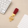 Luxury PU Leather Anti-Lost Motorcycle Car Keychain Pendant