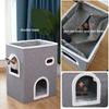 Cats Bed Warm Houses for Winter Pet Beds Things Basket Goods Dog Puppy Accessories Supplies Mat House Kitten Habitats Products