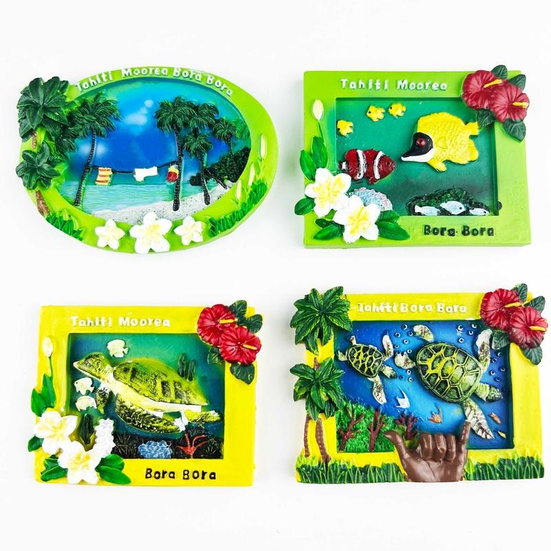 Frankreich Tourismus Souvenirs Kühlschrankmagnete Wohnkultur Tahiti Paris Reisen Kühlschrank Magnetische Aufkleber Hochzeitsgeschenke